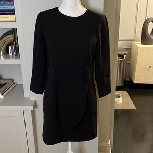 J Crew black long sleeve dress